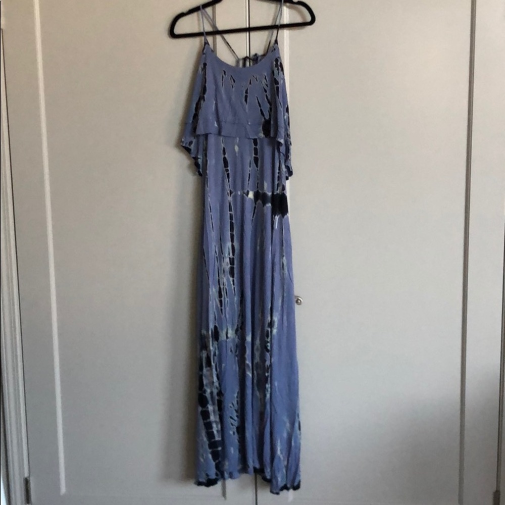 Tie dye maxi dress